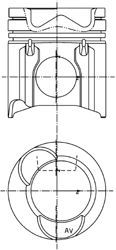 Поршень KOLBENSCHMIDT 99943600