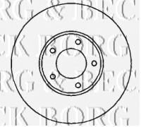 Тормозной диск BORG & BECK BBD4275