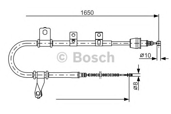 Трос ручника BOSCH 1 987 482 074