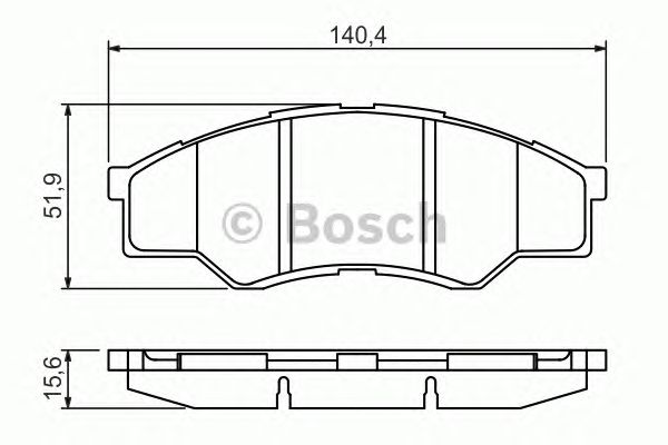 Тормозные колодки BOSCH 0 986 494 425