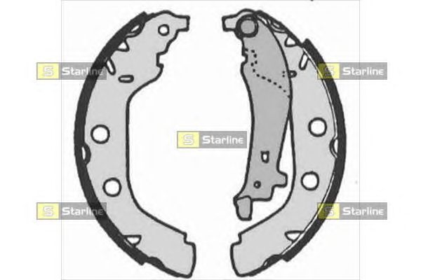 Тормозные колодки STARLINE BC 07180