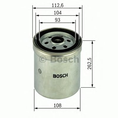 Паливний фільтр BOSCH F 026 402 017