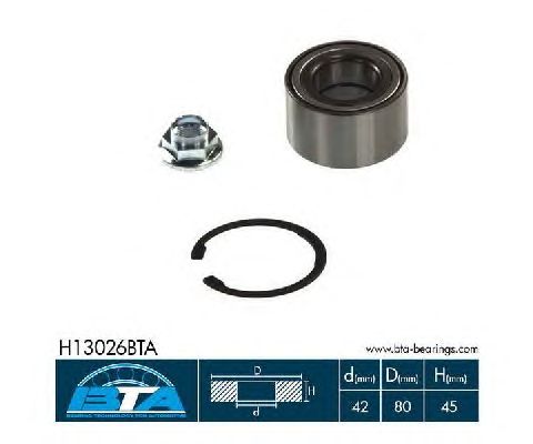 Ступичный подшипник BTA H13026BTA