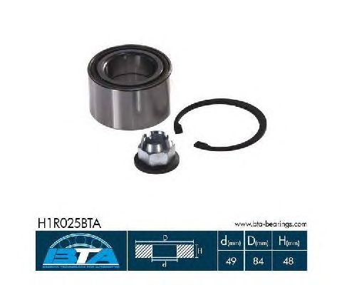 Ступичный подшипник BTA H1R025BTA