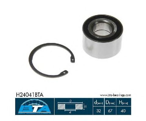 Ступичный подшипник BTA H24041BTA