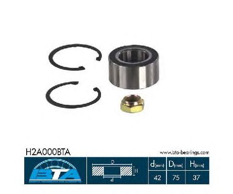 Ступичный подшипник BTA H2A000BTA