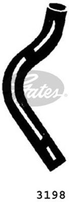 Шланг радиатора GATES 3198