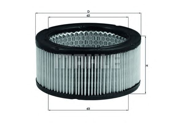 Воздушный фильтр KNECHT LX 213