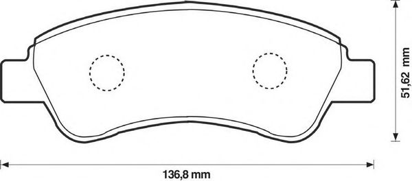 Тормозные колодки JURID 573030J