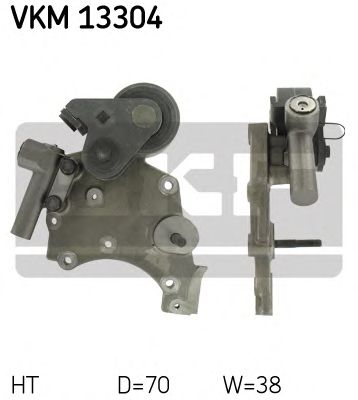 Натяжной ролик ремня ГРМ SKF VKM 13304