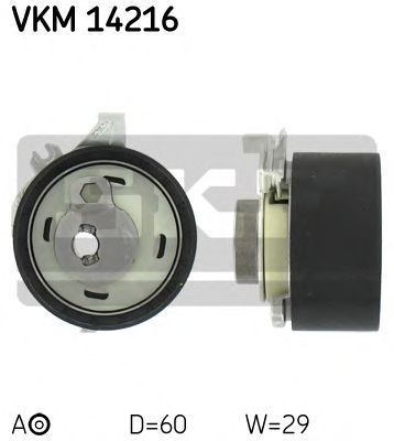 Натяжной ролик ремня ГРМ SKF VKM 14216