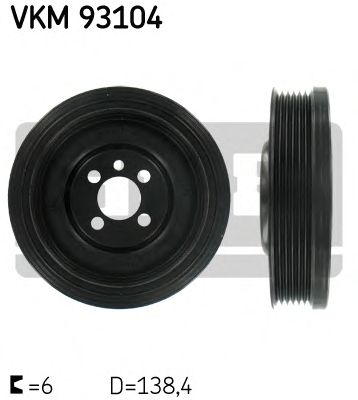 Шкив коленвала SKF VKM 93104