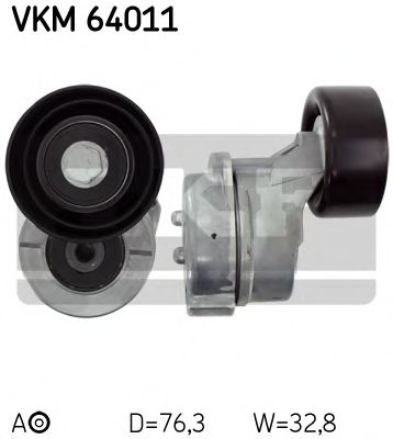 Натяжной ролик поликлинового ремня SKF VKM 64011
