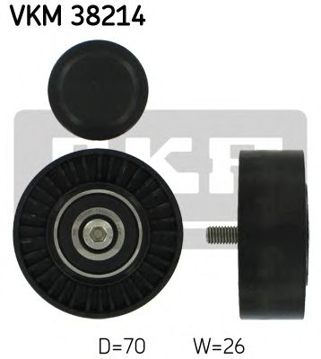 Направляющий / паразитный ролик поликлинового ремня SKF VKM 38214