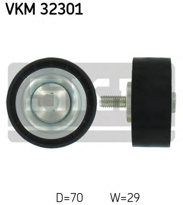Направляющий / паразитный ролик  поликлинового ремня SKF VKM 32301