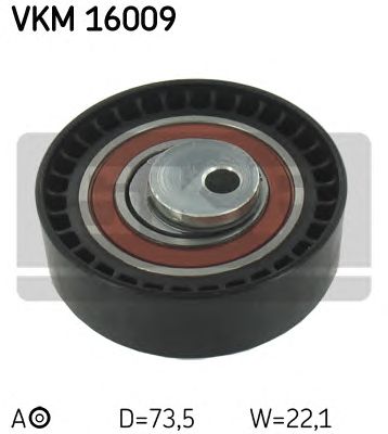 Натяжной ролик ремня ГРМ SKF VKM 16009