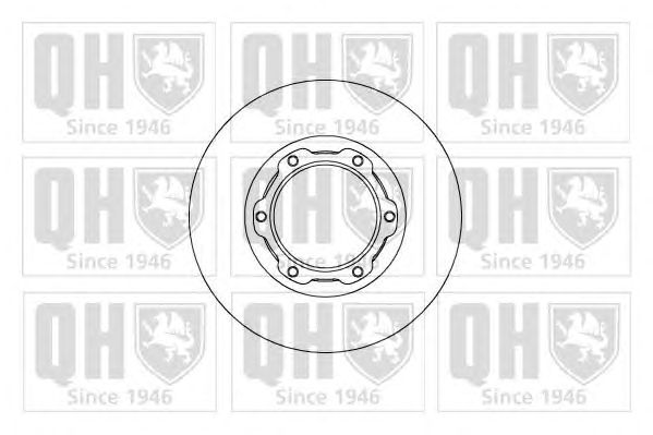 Гальмівний диск QUINTON HAZELL BDC5122