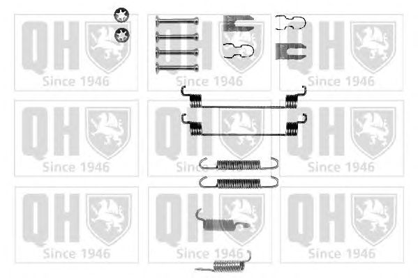Монтажный комплект тормозных колодок QUINTON HAZELL BFK430