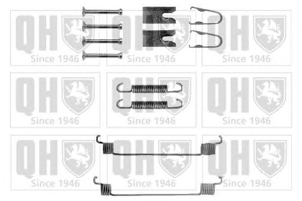 Монтажный комплект тормозных колодок QUINTON HAZELL BFK434