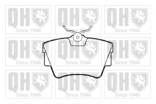 Тормозные колодки QUINTON HAZELL BP1132