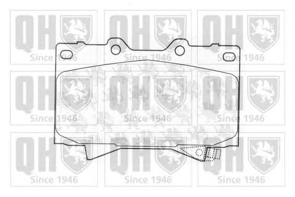 Тормозные колодки QUINTON HAZELL BP1194