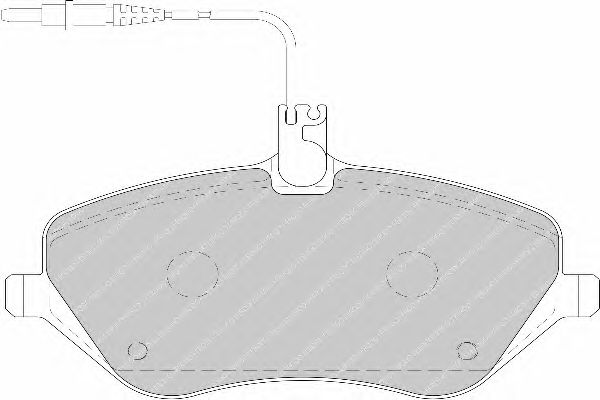 Тормозные колодки FERODO FDB1726
