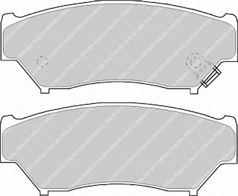 Тормозные колодки FERODO FDB1020