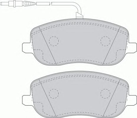 Тормозные колодки FERODO FDB1556