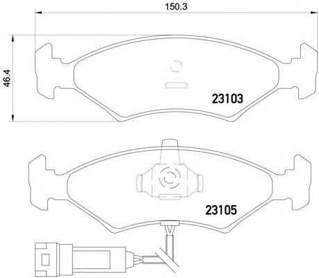 Тормозные колодки MINTEX MDB2110