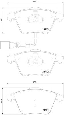 Тормозные колодки MINTEX MDB3183
