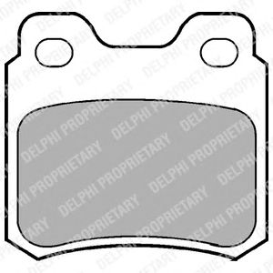 Тормозные колодки DELPHI LP713