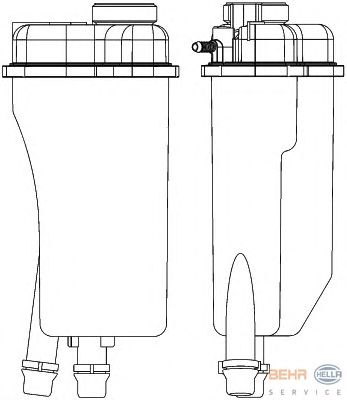 Расширительный бачок HELLA 8MA 376 731-501