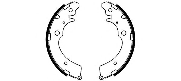 Тормозные колодки HELLA 8DB 355 001-481