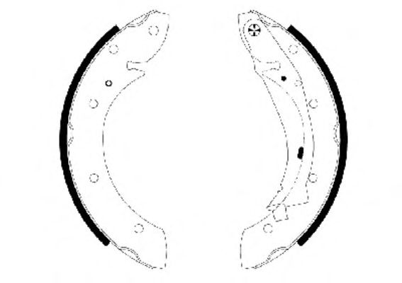 Тормозные колодки HELLA 8DB 355 001-721