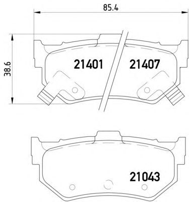 Тормозные колодки HELLA 8DB 355 006-281