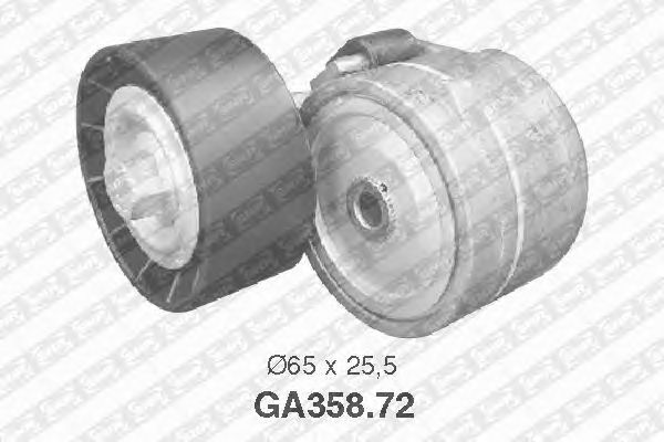 Натяжной ролик поликлинового ремня SNR GA358.72