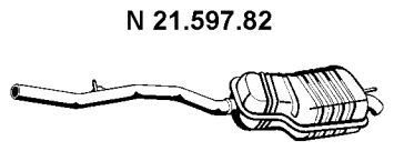 Глушитель EBERSPACHER 21.597.82