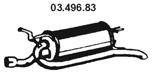 Глушитель EBERSPACHER 03.496.83