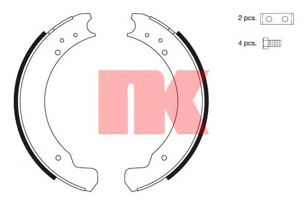 Тормозные колодки NK 2740373
