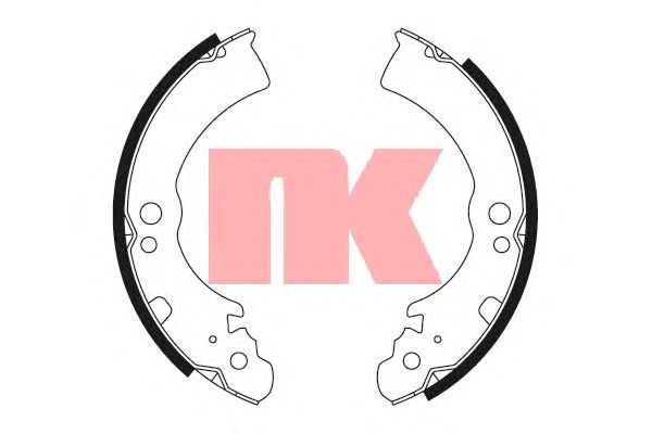Тормозные колодки NK 2722396