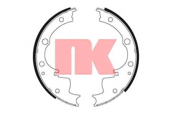 Тормозные колодки NK 2723477