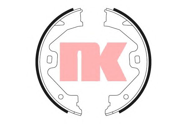 Тормозные колодки ручника NK 2740688