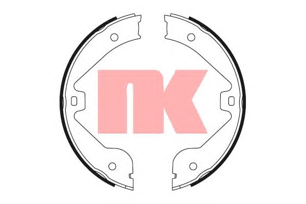 Тормозные колодки ручника NK 2747723