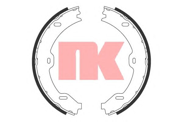 Тормозные колодки ручника NK 2733732