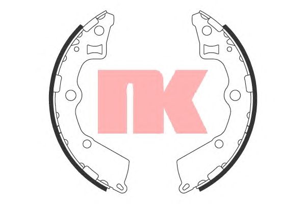 Тормозные колодки NK 2735750
