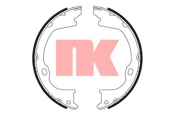 Тормозные колодки ручника NK 2793818