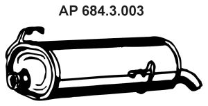 Глушитель EBERSPACHER 684.3.003
