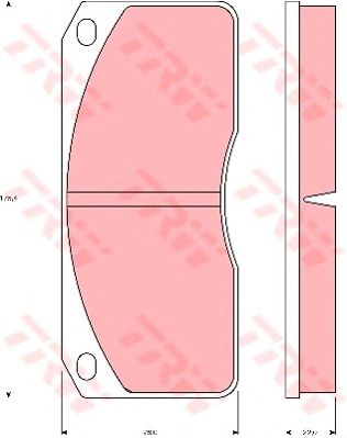 Тормозные колодки TRW GDB5056