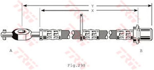 Тормозной шланг TRW PHD203