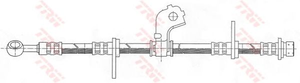Тормозной шланг TRW PHD317